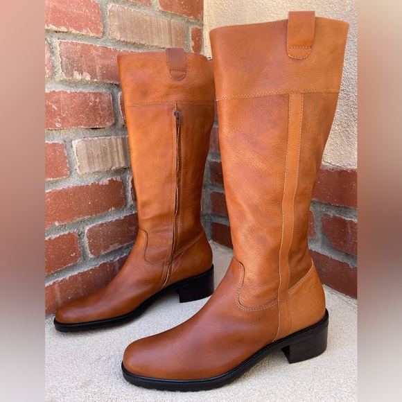 🆕 Banana Republic LISA Genuine Leather Riding Boots | Sz 10 - Picture 2 of 14